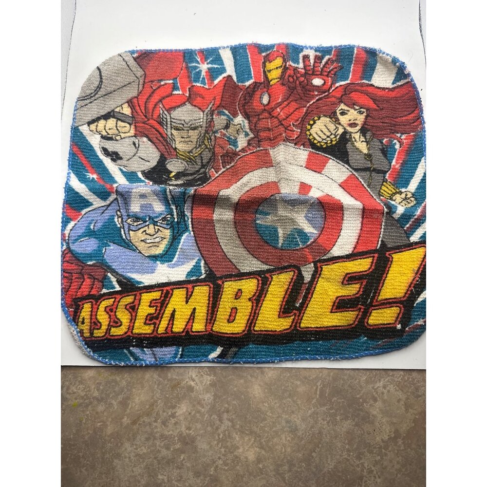 Marvel Avengers Assemble Cotton Washcloth  100%‎ Cotton